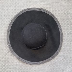 Extra Wide Brim Wool Floppy Hat
